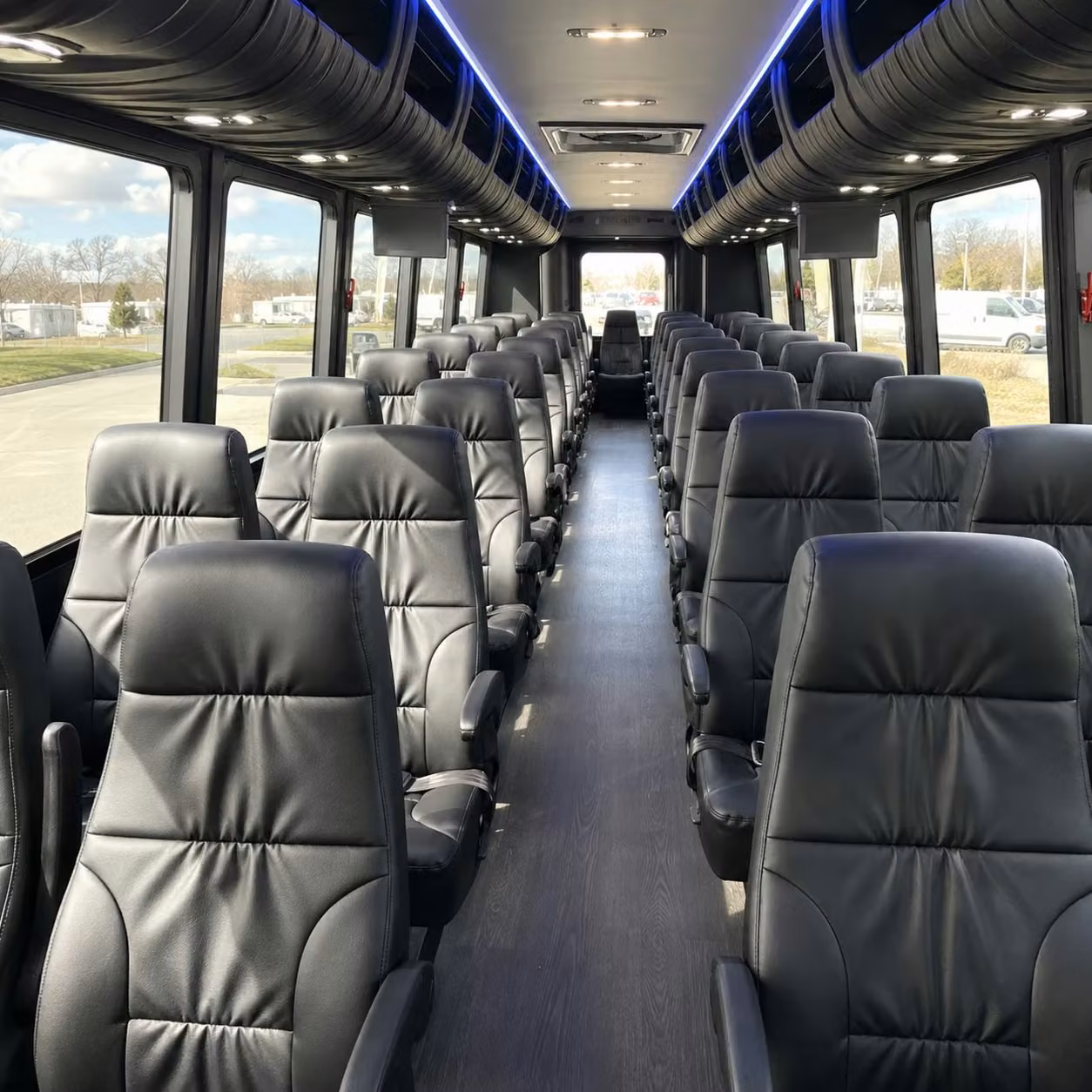 35 passenger minibus inside