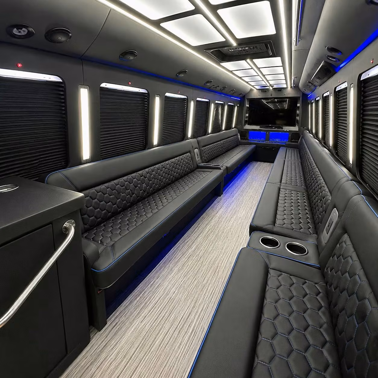 party bus interior
