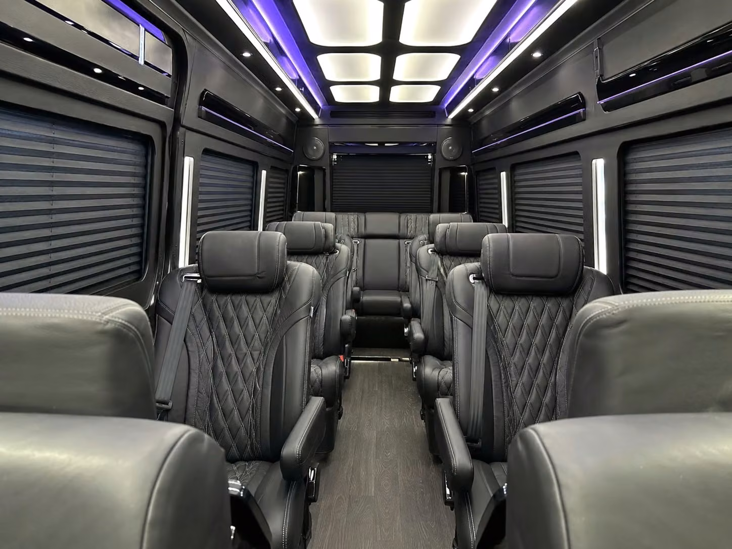 sprinter van with driver interior