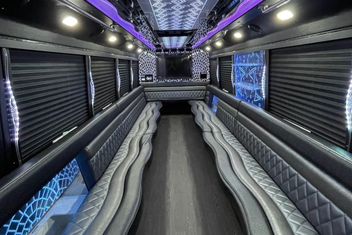 Sunrise Party Bus Interior