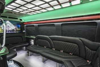 Sunrise Sprinter Party Bus Interior
